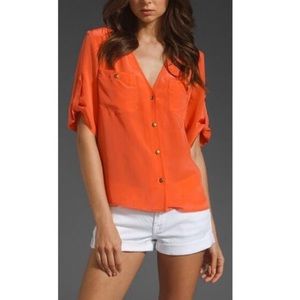 BLACK Amanda Uprichard Top